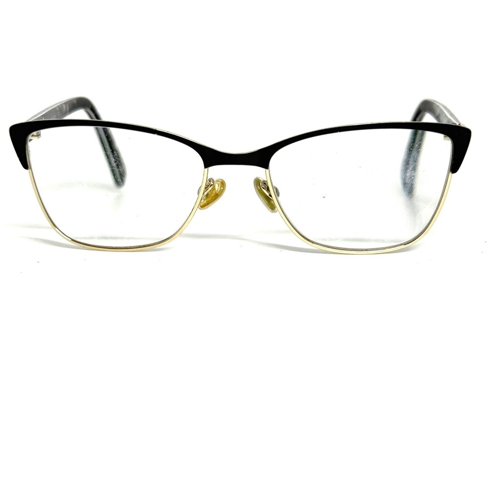 Nine West NW8011 001 Black Gold Cat Eye Eyeglasses Frames 49-16-135